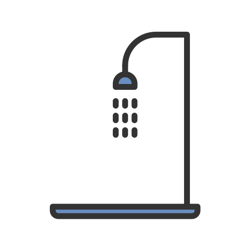 Shower Generic Outline Color icon