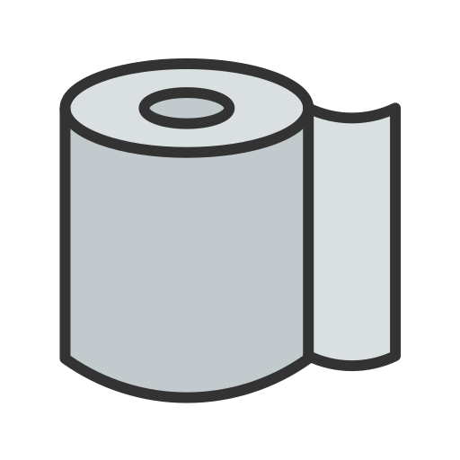 toilettenpapier Generic Outline Color icon