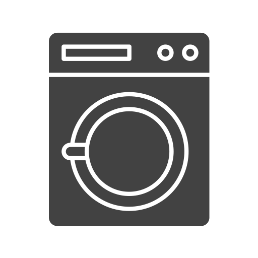 máquina de lavar Generic Glyph Ícone