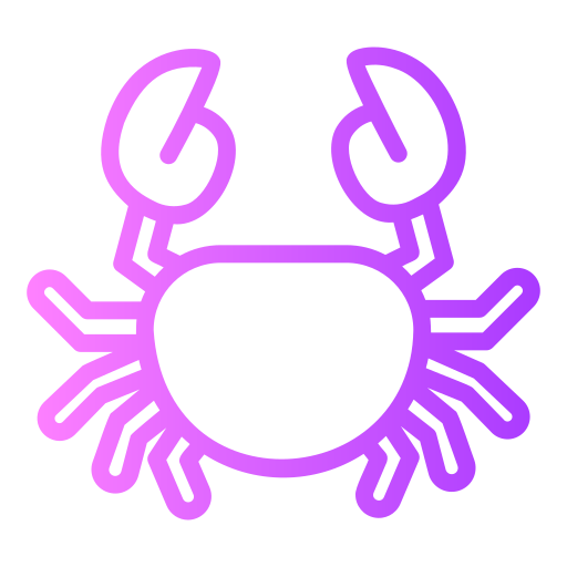 crabe Generic Gradient Icône