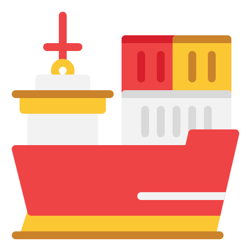 statek towarowy Generic Flat ikona