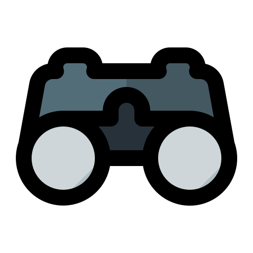 Binoculars Generic Outline Color icon