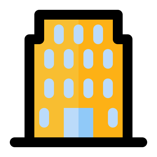 Отель Generic Outline Color иконка