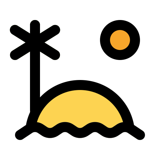 wyspa Generic Outline Color ikona