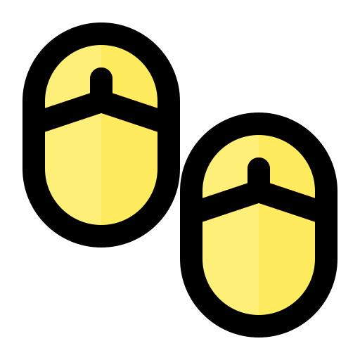 ビーチサンダル Generic Outline Color icon