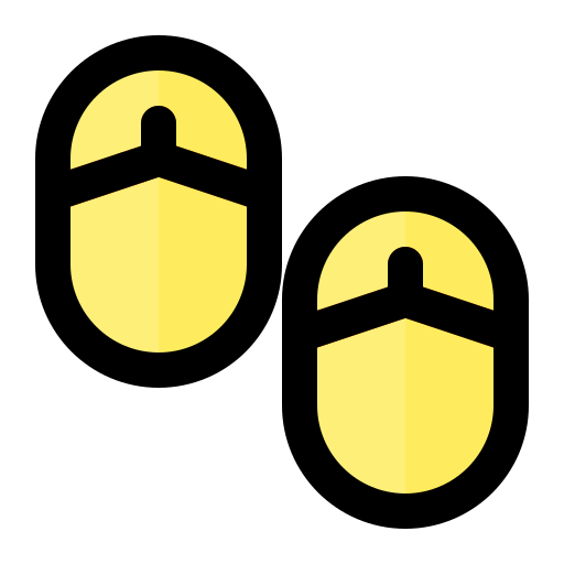 flip flops Generic Outline Color icon