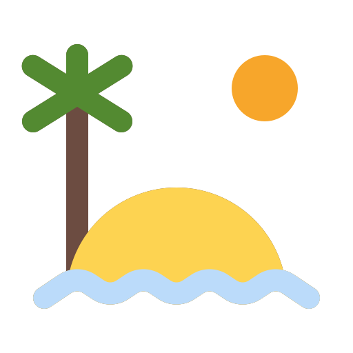 Остров Generic Flat иконка