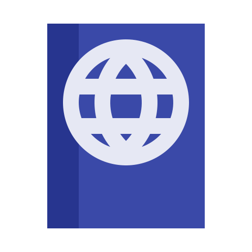 passaporto Generic Flat icona
