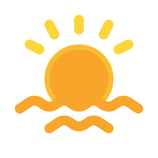 Закат солнца Generic Flat иконка