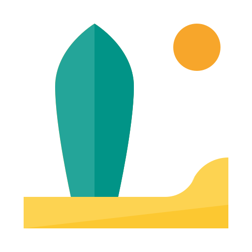 Surfboard Generic Flat icon