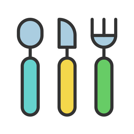 Baby cutlery Generic Outline Color icon