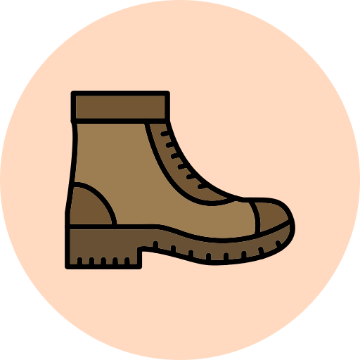 軍用ブーツ Generic Outline Color icon