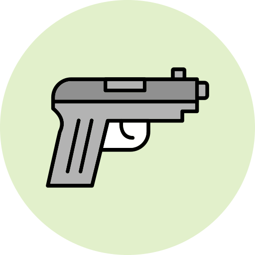 pistolet Generic Outline Color Icône