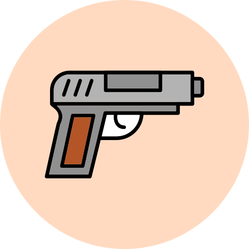 Пистолет Generic Outline Color иконка