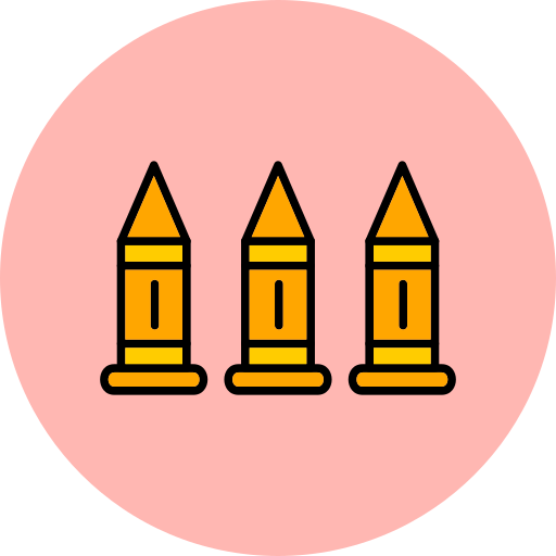 弾薬 Generic Outline Color icon