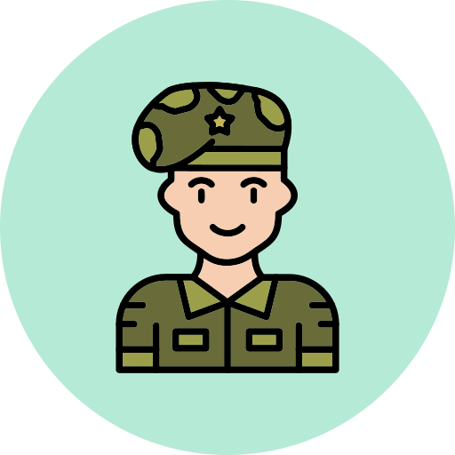Soldier Generic Outline Color icon