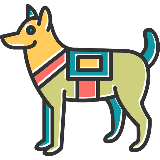 Dog Generic Color Omission icon