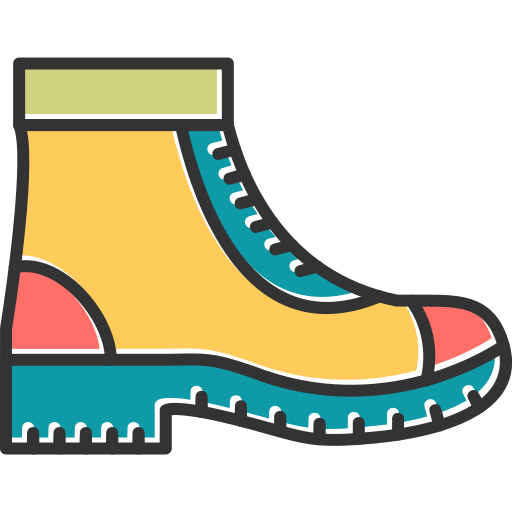 Military boots Generic Color Omission icon