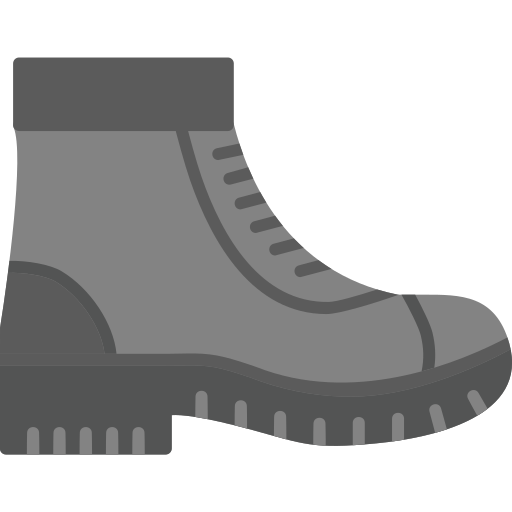 Military boots Generic Grey icon