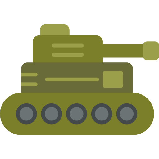 czołg Generic Flat ikona