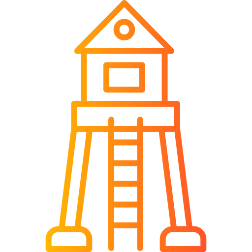 wieża Generic Gradient ikona