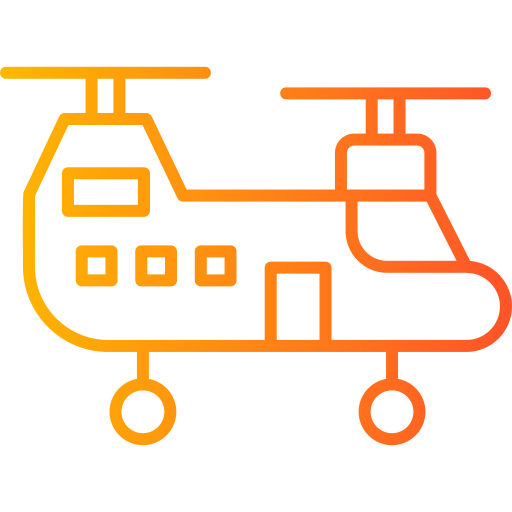 ヘリコプター Generic Gradient icon