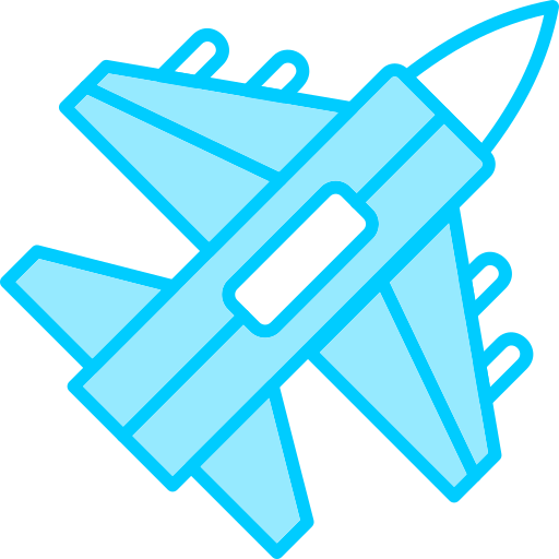 전투기 Generic Blue icon