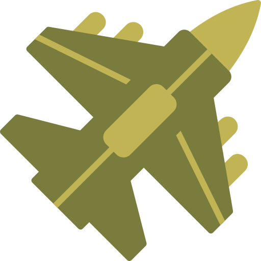 myśliwiec Generic Flat ikona