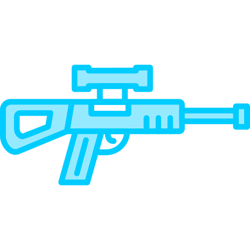 arma de atirador Generic Blue Ícone