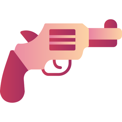 pistola Generic Flat Gradient icono