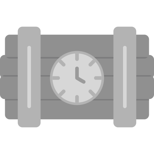 Time bomb Generic Grey icon
