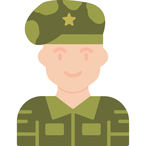 군인 Generic Flat icon