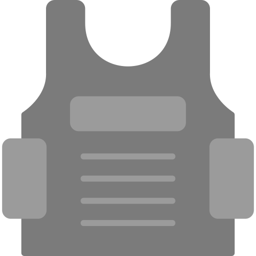 Bulletproof vest Generic Grey icon