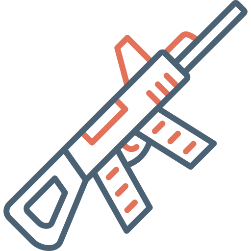 Пулемет Generic Outline Color иконка