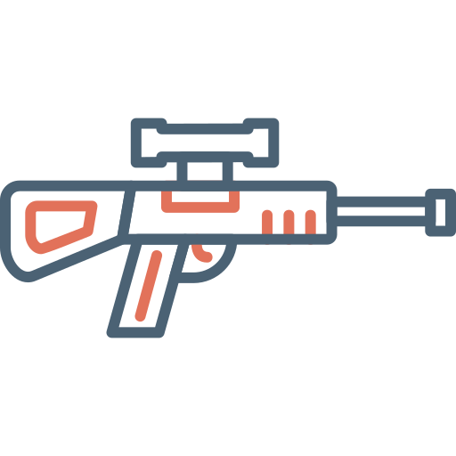 Снайперская пушка Generic Outline Color иконка