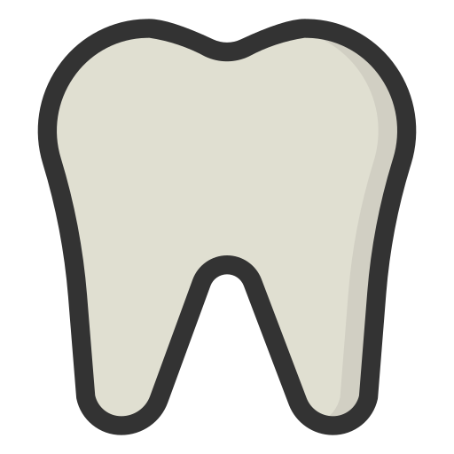 Зуб Generic Outline Color иконка