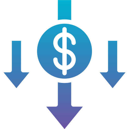 Money loss Generic Flat Gradient icon