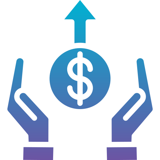 Money growth Generic Flat Gradient icon