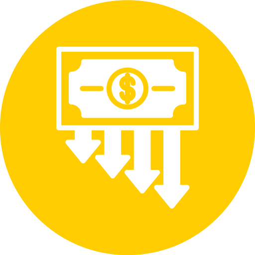 Money loss Generic Flat icon