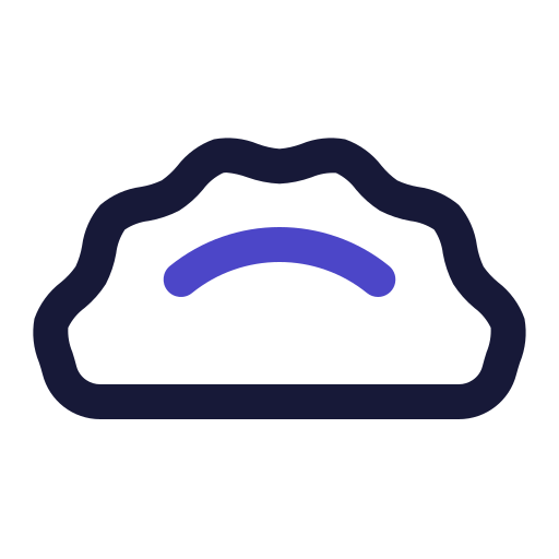 Gyoza Generic Outline Color icon