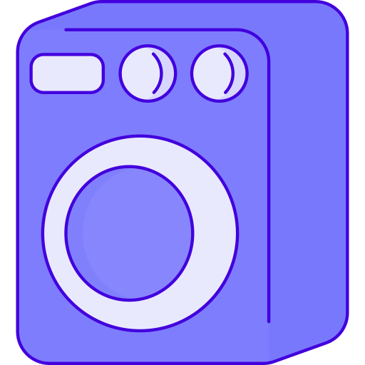 세탁기 Generic Thin Outline Color icon