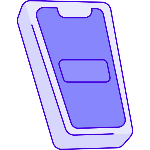 teléfono inteligente Generic Thin Outline Color icono