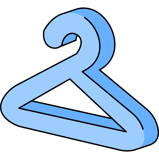 Clothes hanger Generic Thin Outline Color icon