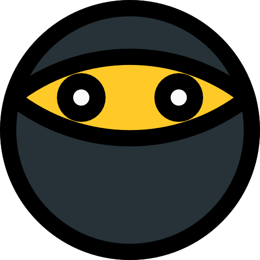 ninja Pixel Perfect Lineal Color icoon