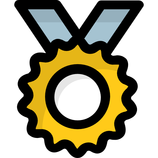 medalha Prosymbols Lineal Color Ícone