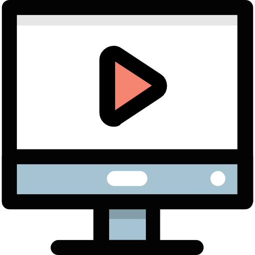 Video player Prosymbols Lineal Color icon