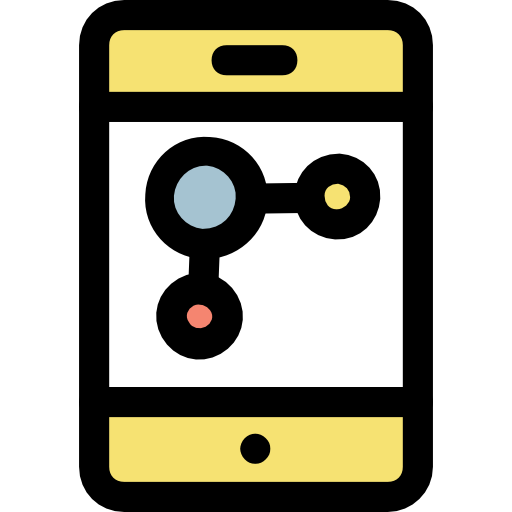 smartfon Prosymbols Lineal Color ikona
