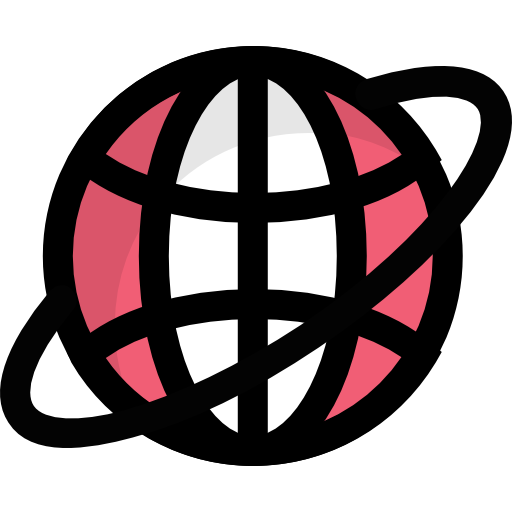wereldwijd Prosymbols Lineal Color icoon