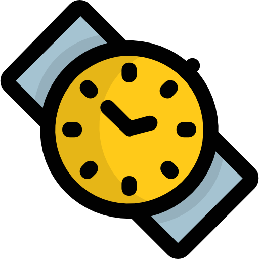zegarek na rękę Prosymbols Lineal Color ikona
