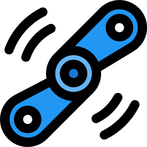 Spinner Pixel Perfect Lineal Color icon